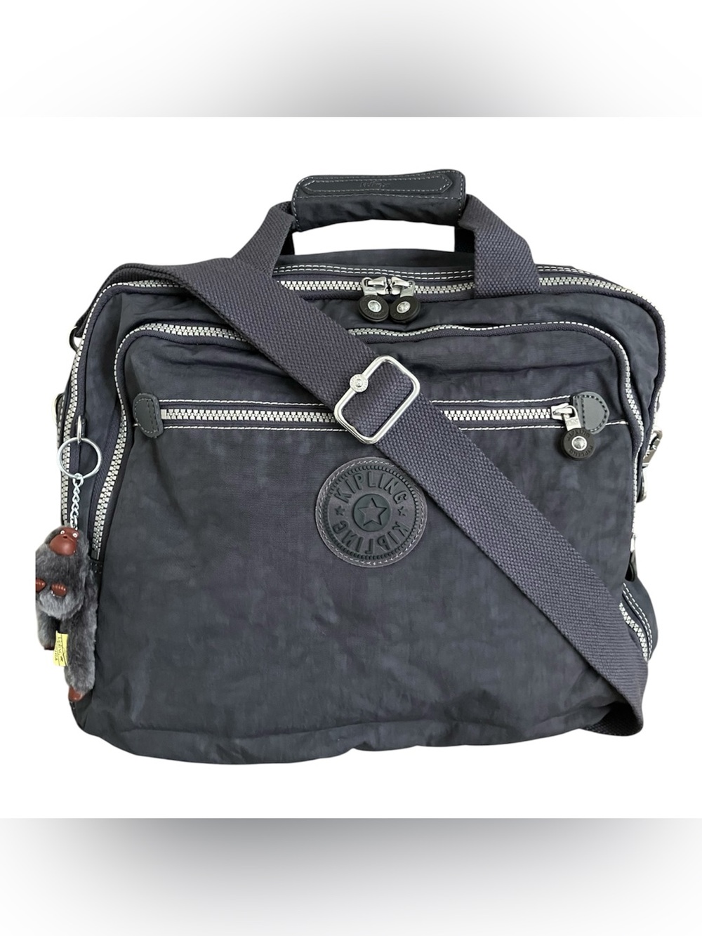 LIKE NEW! USED ONCE! KIPLING “ALANNA”TRAVEL SCHOOL WEEKENDER MESSENGER DAILY BAG